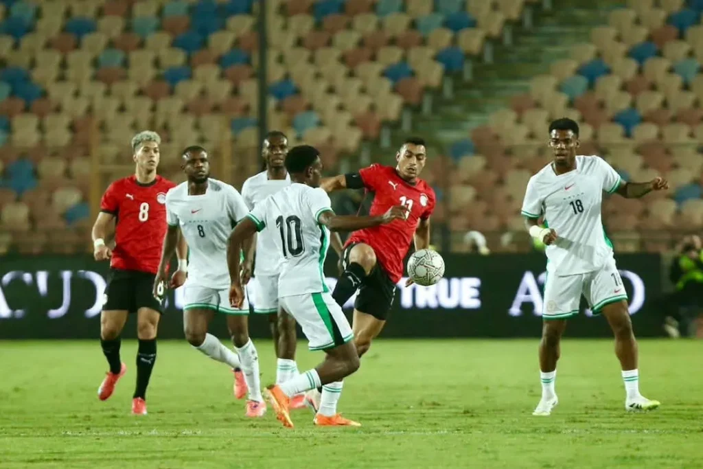 منتخب مصر ونيجيريا