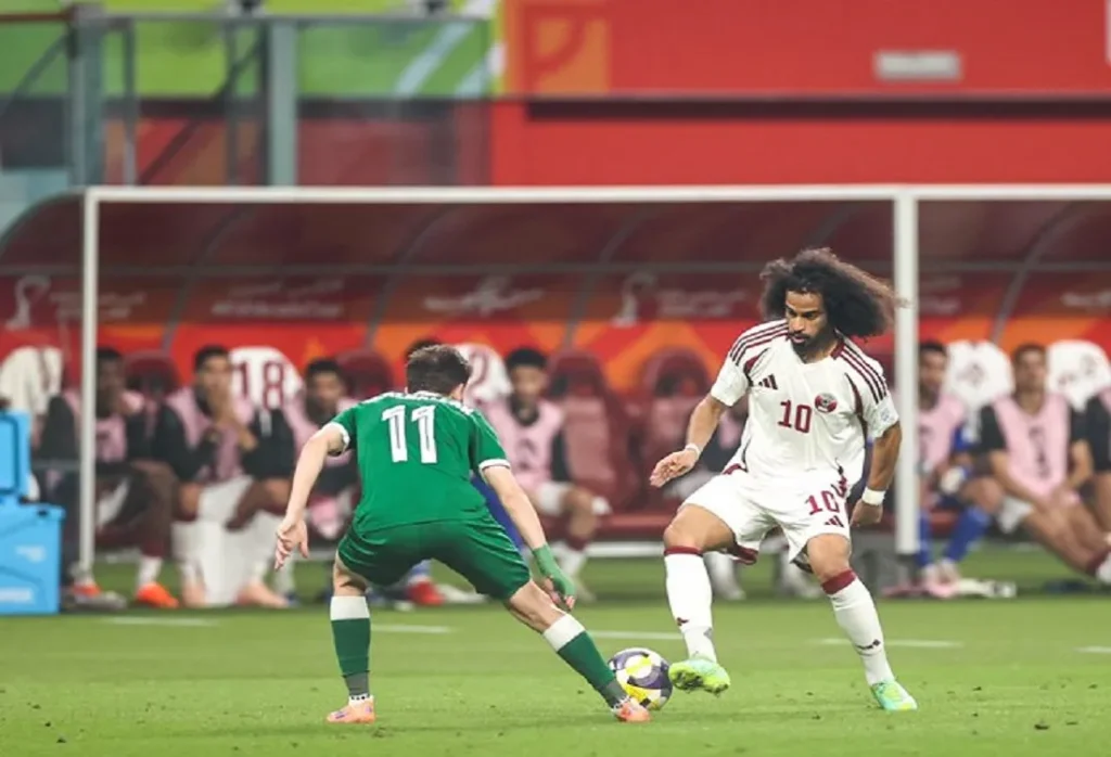 منتخبي قطر وسوريا