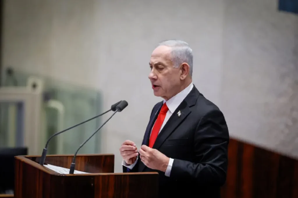 رئيس الوزراء الإسرائيلي بنيامين نتنياهو