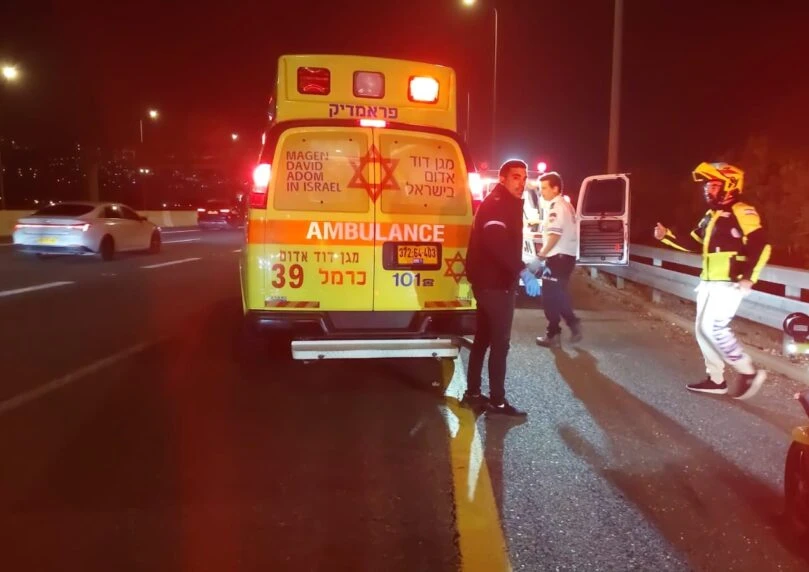 موقع حادث اعتداء الجندي الإسرائيلي على الشاب الدرزي – الصورة من القناة الرابعة عشر العبرية