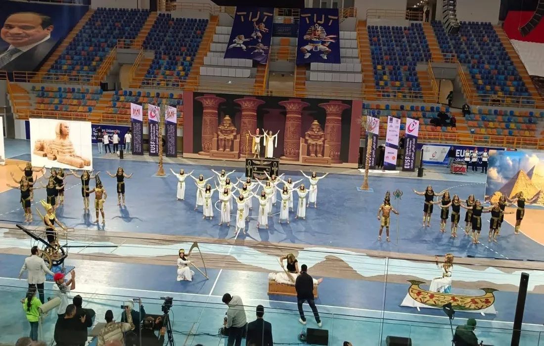 انطلاق فعاليات حفل افتتاح دوري الجامعات والمعاهد المصرية