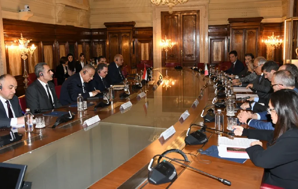 اجتماع وزير الداخلية المصرية مع نظيره الإيطالي