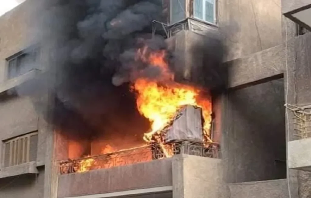 حريق مركز علاج الإدمان ببنها