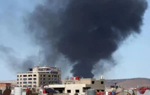 قصف تركي من عناصر من الجيش التركي يستهدف مواقع قسد في سوريا - أرشيفية