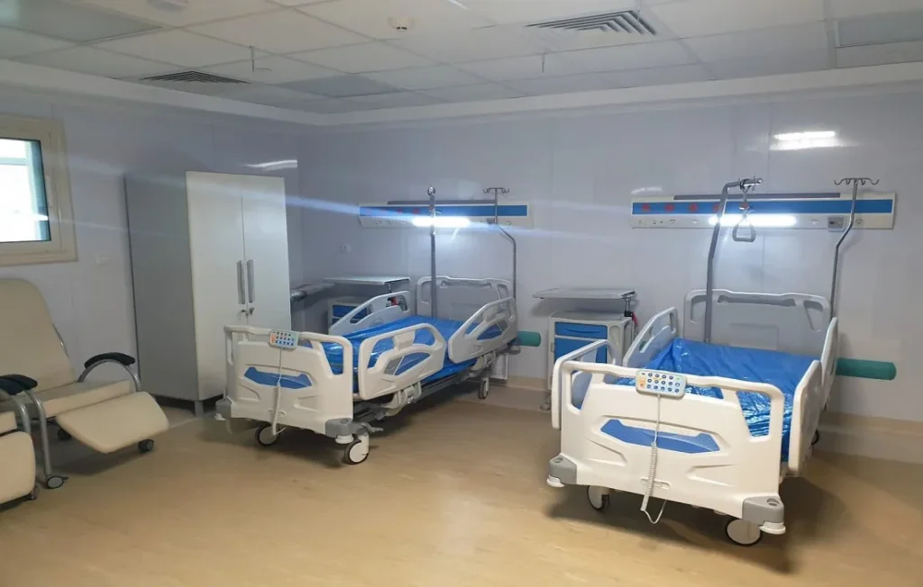 إحدى الغرف بإحدى المستشفيات والتي شملتها المتابعة