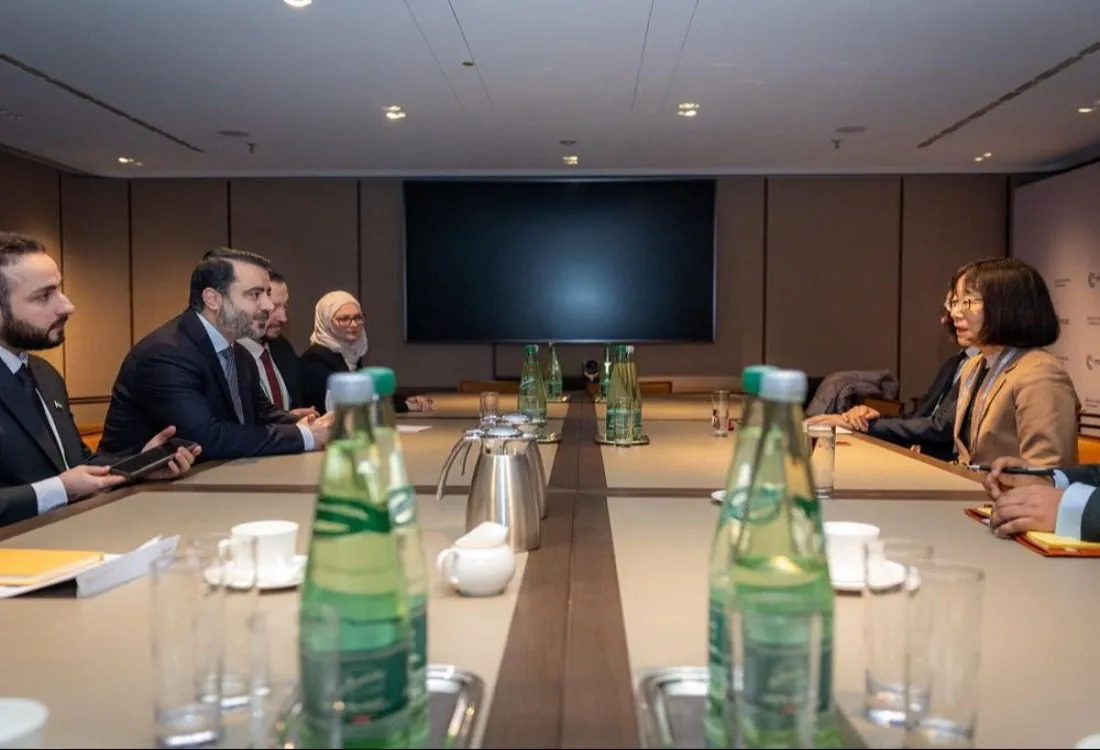 وزير الخارجية السورية في اجتماعه مع رئيسة المحكمة الجنائية الدولية