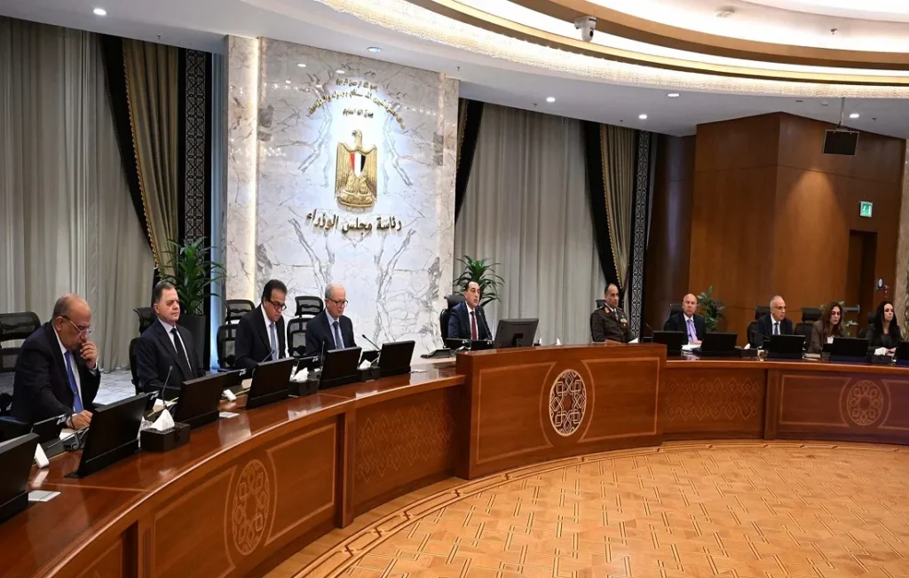 اجتماع مجلس الوزراء المصري برئاسة مدبولي