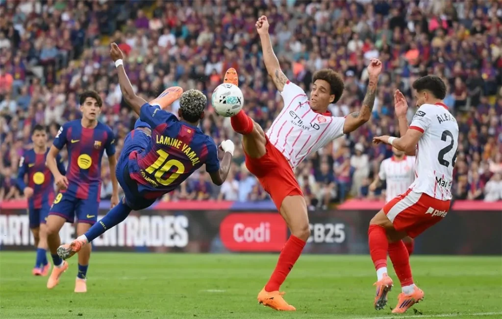 من مباريات اليوم برشلونة وجيرونا