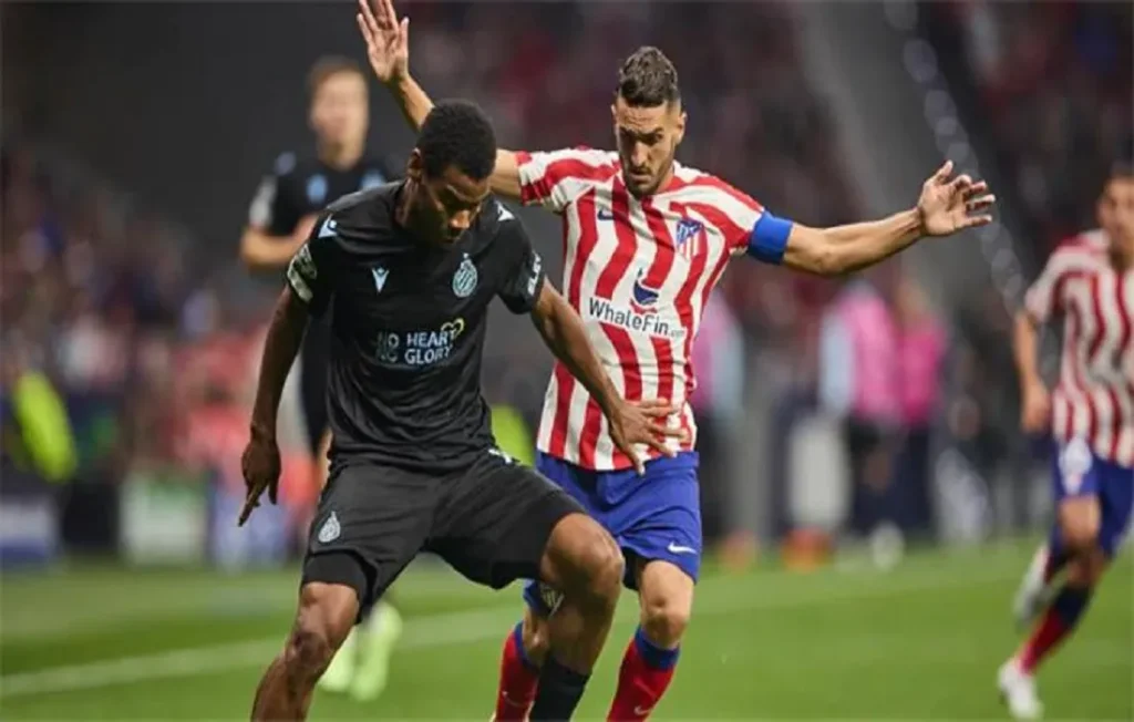 من مباريات اليوم كلوب بروج وأتلتيكو مدريد