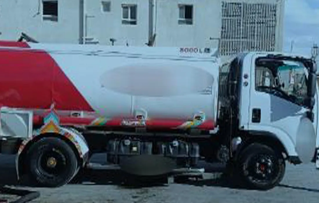 السيارة المحملة بالسولار لإعادة بيعها في السوق السوداء بالبحيرة