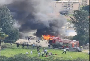 ملجأ مدينة بيت شيمش والضحايا مبعثرون في المكان