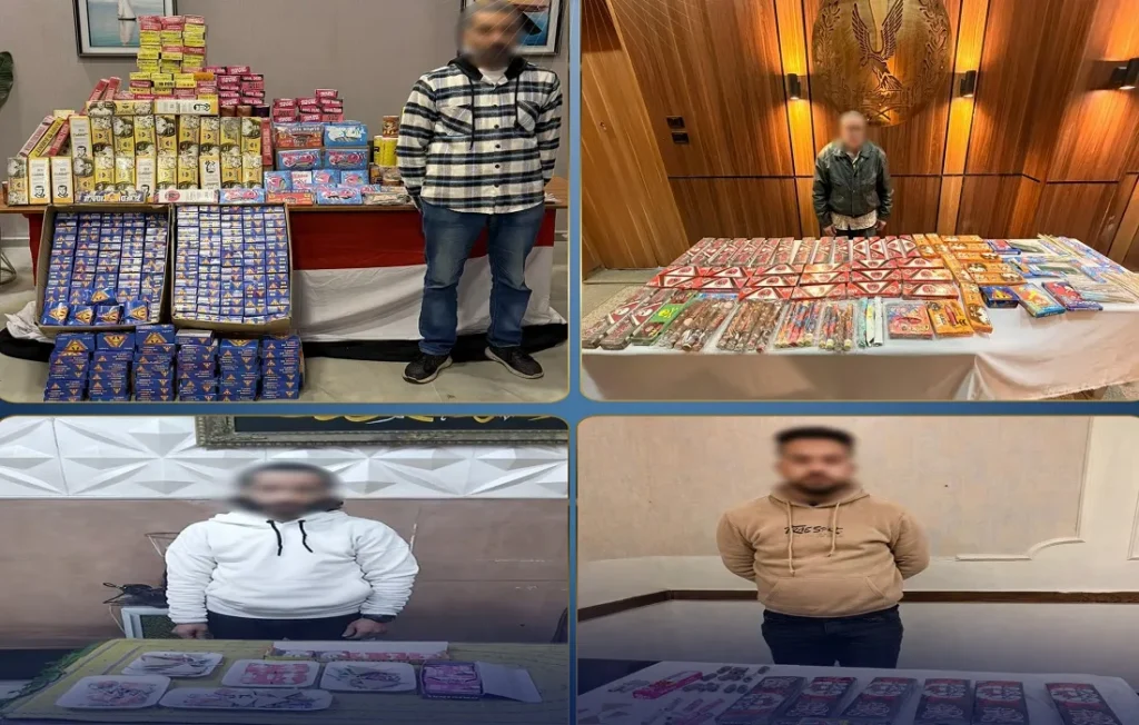 ضبط المتاجرين في الألعاب النارية قبل ترويجها في الأسواق