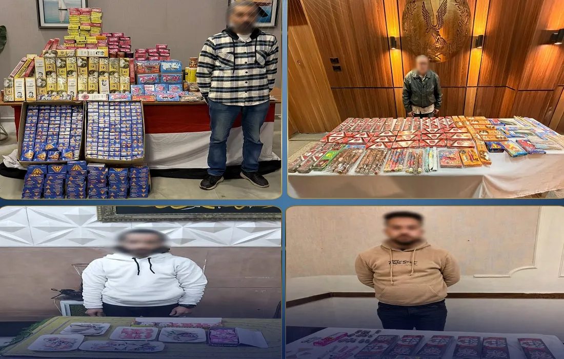 ضبط المتاجرين في الألعاب النارية قبل ترويجها في الأسواق