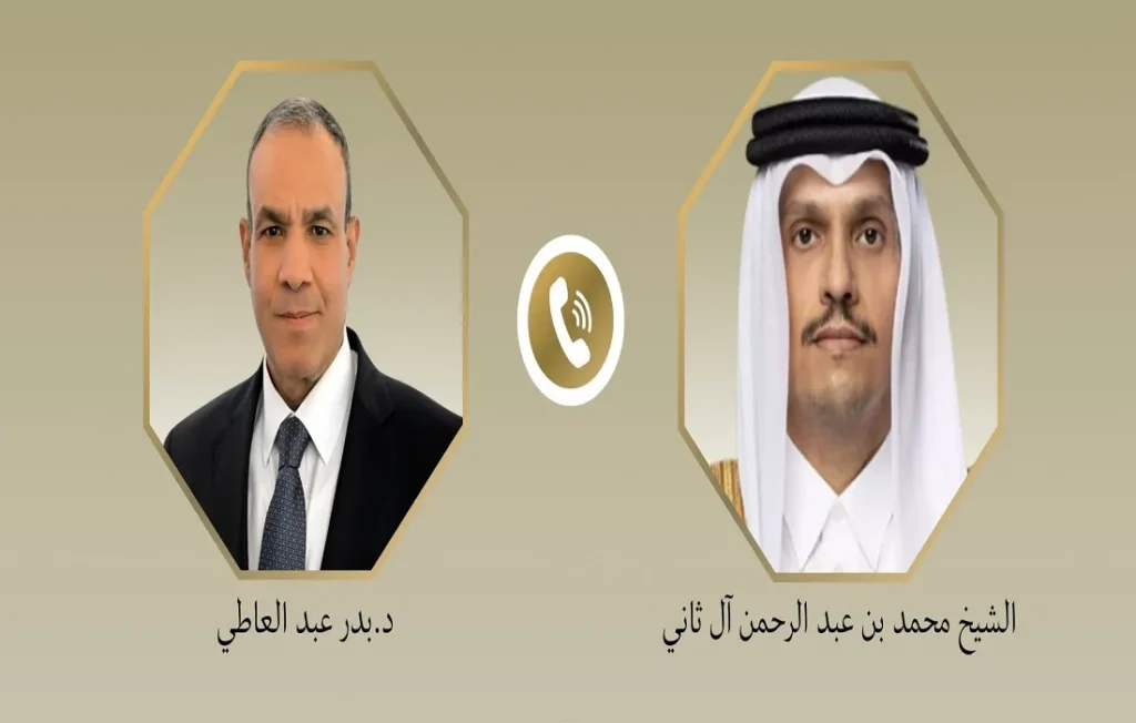وزير الخارجية المصري ونظيره القطري