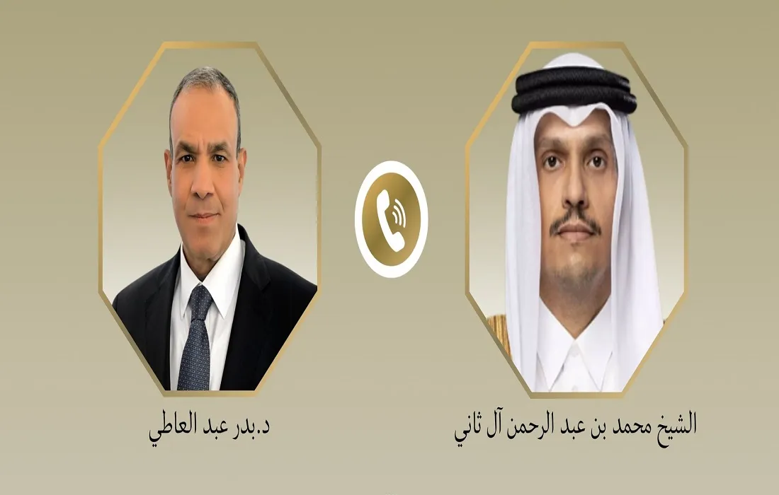 وزير الخارجية المصري ونظيره القطري