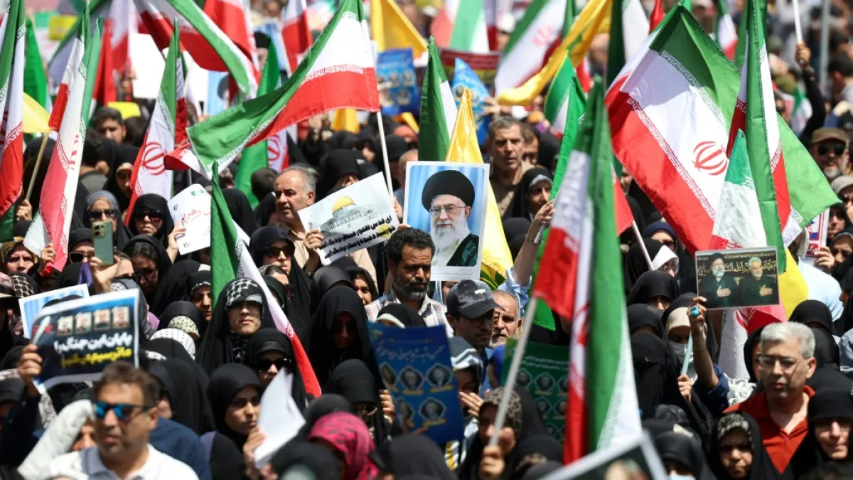 مسيرة حاشدة في طهران - أرشيفية