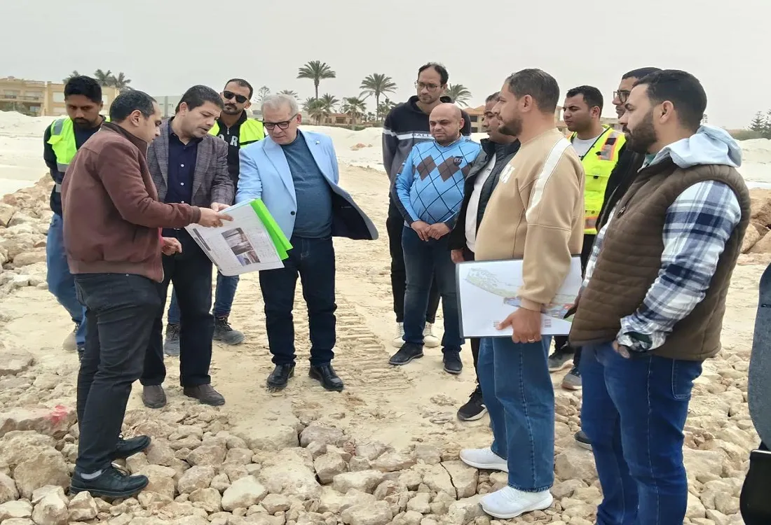 جولة مسئولي الإسكان لمدينة العلمين الجديدة