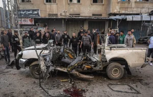 نتيجة قصف سيارة في غزة