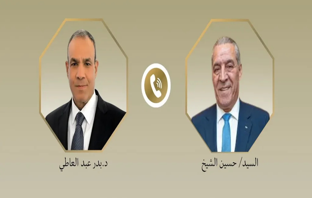 وزير الخارجية المصري ونائب الرئيس الفلسطيني