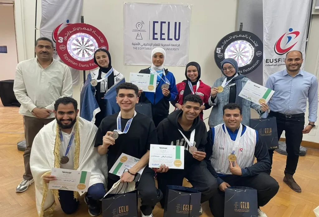 تسليم جوائز بطولة الدارتس تحت رعاية التعليم العالي والشباب والرياضة
