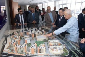 خلال تفقد وزير التعليم العالي جامعة سنجور بمدينة برج العرب