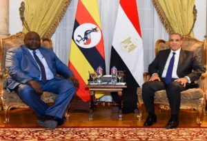 استقبال وزير الخارجية المصري لنظيره الأوغندي