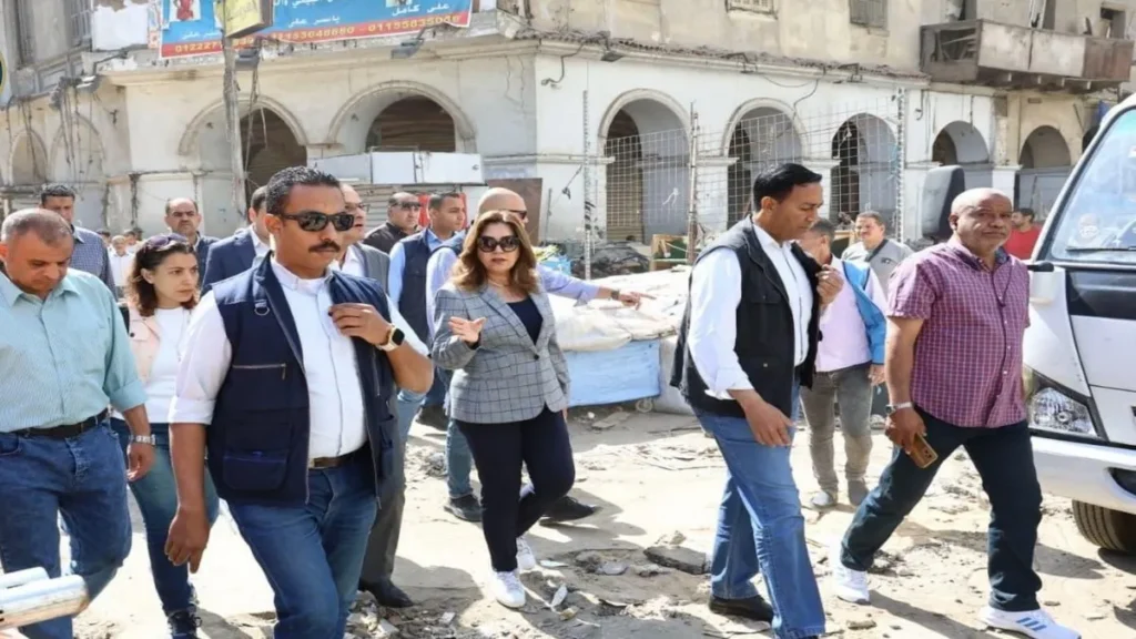 سوق العتبة وزيرة التنمية المحلية الدكتورة منال عوض الموسكي