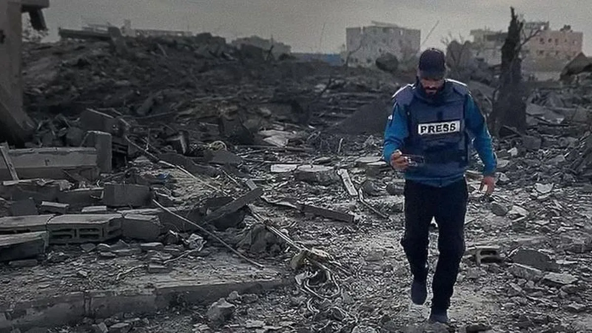 فيلم صُوِّر في غزة الفائز بجائزة إيمي العالمية لتوثيق معاناة الصحفيين الفلسطينيين