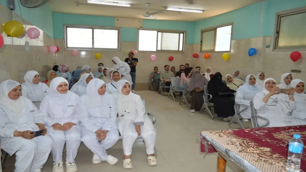 اليوم العالمي للتمريض  التأمين الصحي بالقليوبية  عيادة نصار 