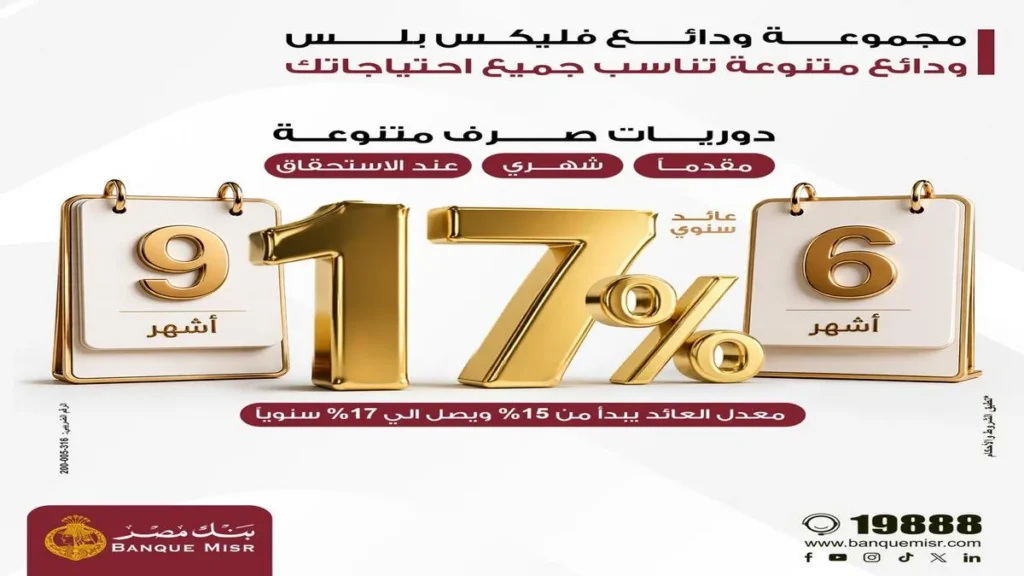 بنك مصر ودائع "فليكس بلس"