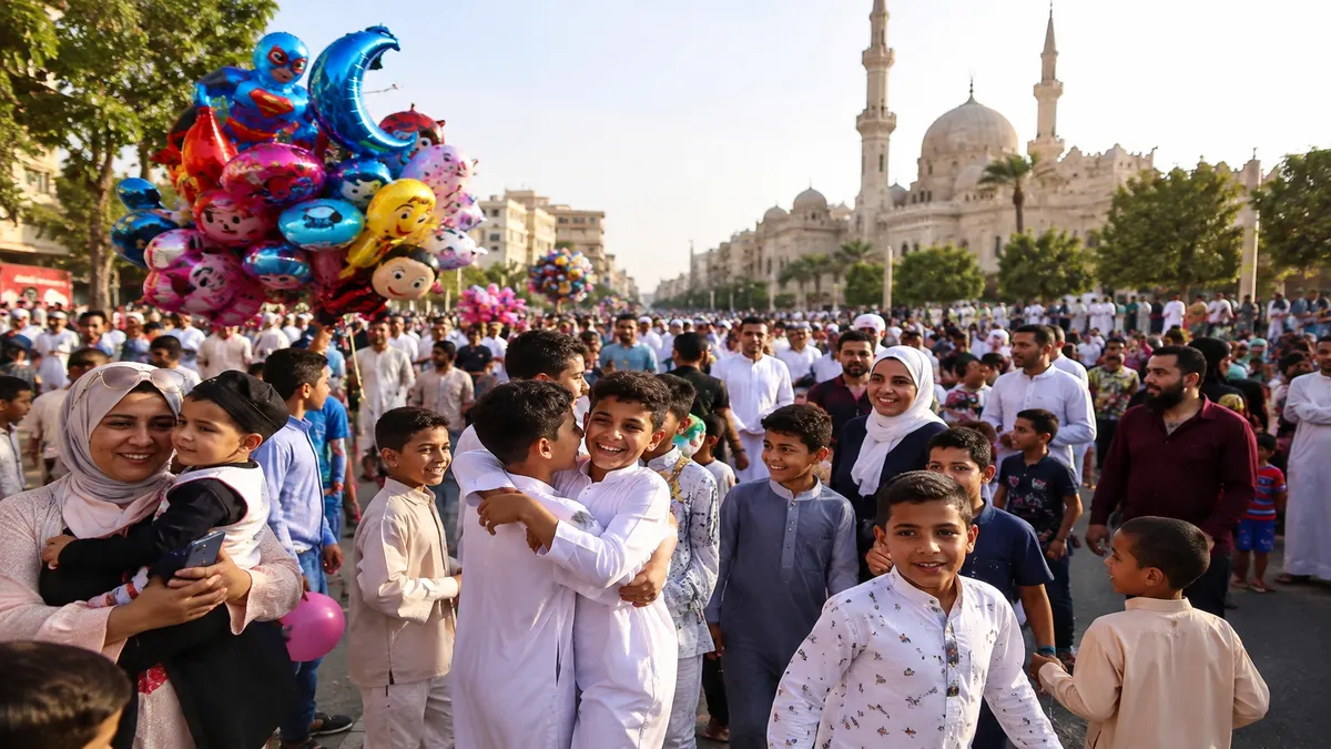 صلاة عيد الأضحى المبارك في مصر وسط أجواء من الفرحة والبهجة