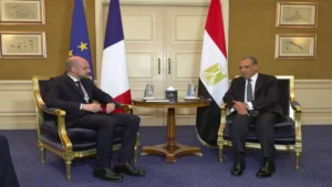 وزير الخارجية المصري ونظيره الفرنسي (نسخ)