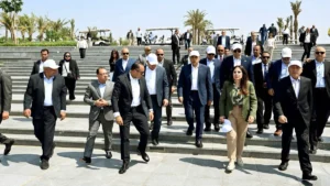 مدبولي يتفقد مشروع حدائق تلال الفسطاط