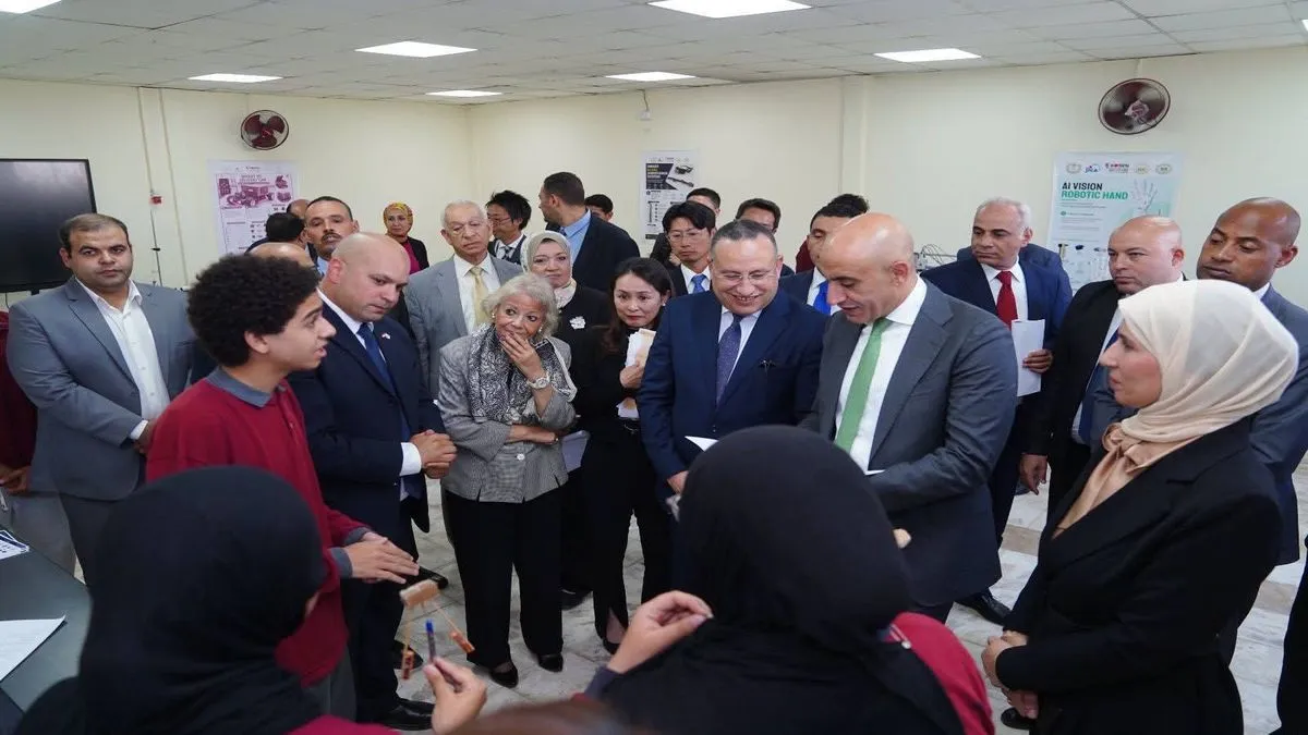 زيارة رسمية إلى معهد الكوزن لمتابعة التعليم التكنولوجي والتدريب العملي