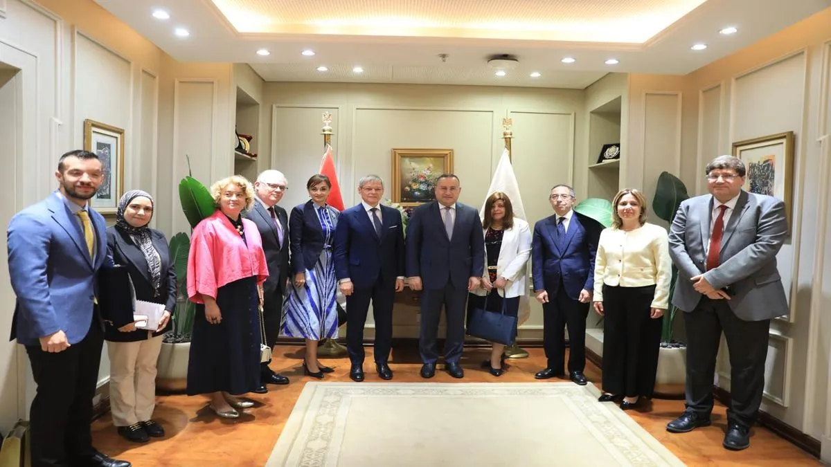 التعاون المصري الروماني بين وزير التعليم العالي ووفد رومانيا في القاهرة