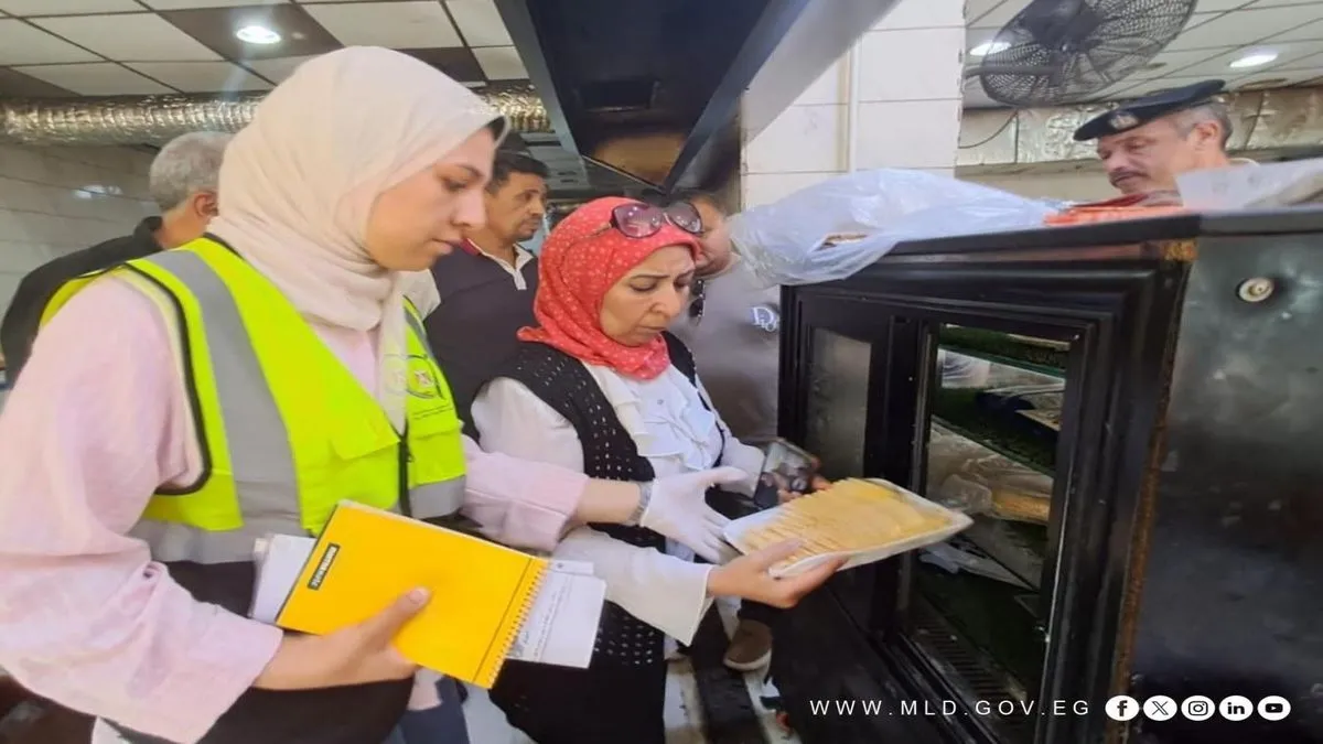 حملة رقابية في بعض أحياء الجيزة