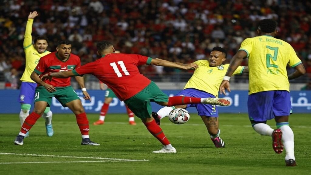 من مباريات اليوم البرازيل والمغرب في كأس العالم