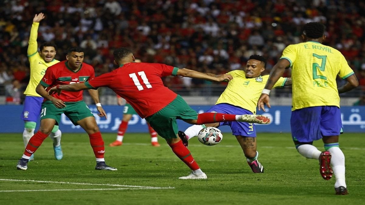 من مباريات اليوم البرازيل والمغرب في كأس العالم