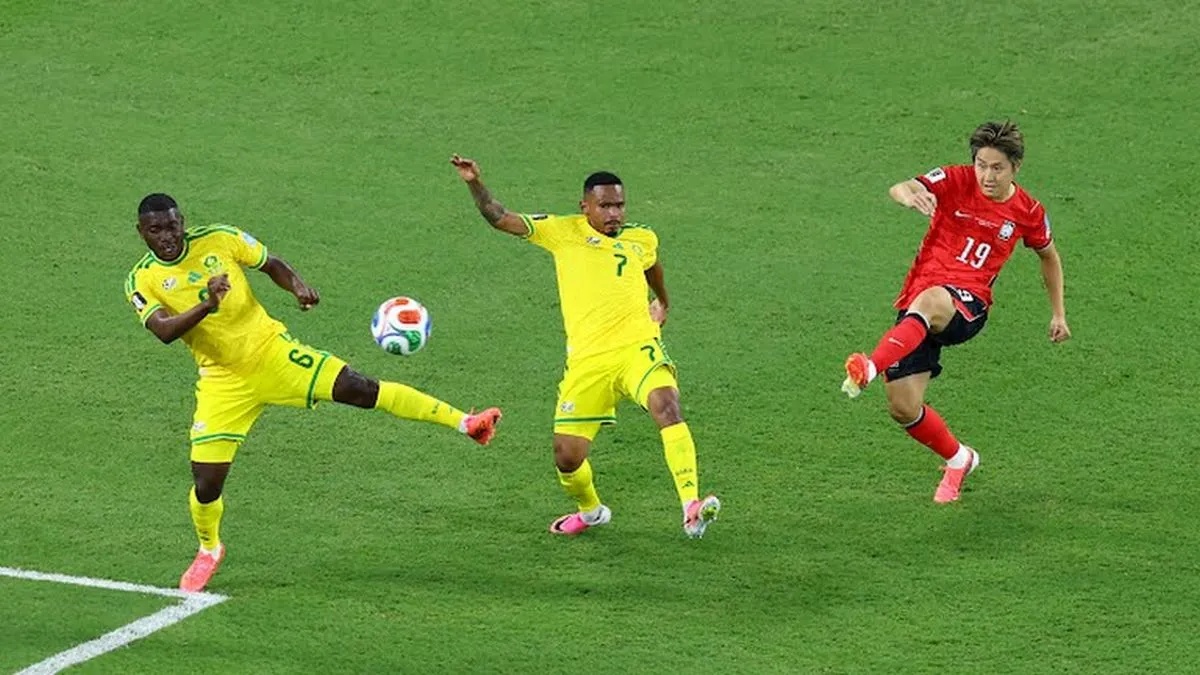 جنوب أفريقيا ضد كوريا الجنوبية في كأس العالم