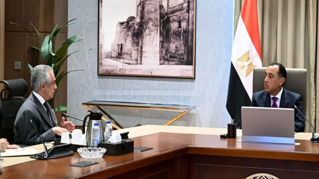 اجتماع مدبولي مع وزير العدل