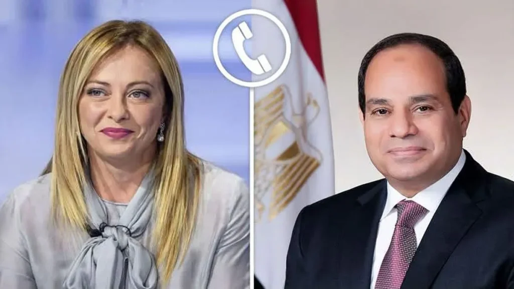 السيسي وميلوني يبحثان تعزيز التعاون بين مصر وإيطاليا هاتفيًا