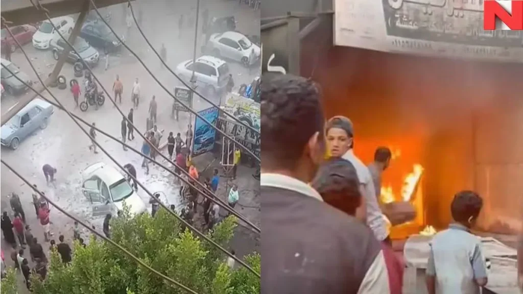 حادثان منفصلان لحريقين بسبب ورش صقر قريش