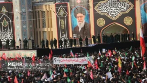 مراسم تشييع علي الخامنئي في مدينة قم