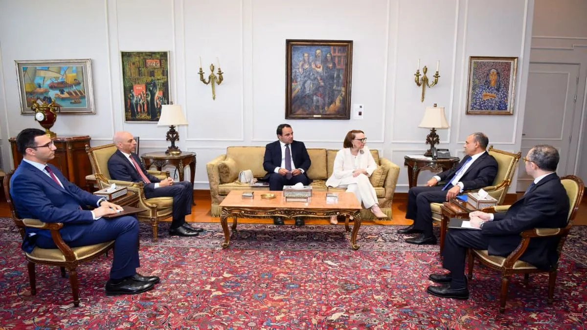 استقبال وزير الخارجية المصري الدكتور بد عبد العاطي السيدة ريبيكا جرينسبان مرشحة جمهورية كوستاريكا لمنصب السكرتير العام للأمم المتحدة