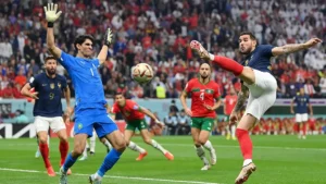 من مباريات اليوم في كأس العالم مواجهة فرنسا والمغرب