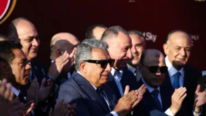 احتفالية الأهلي بغلق العضوية بمقر المنصورة الجديدة بحضور محمود الخطيب رئيس مجلس الإدارة