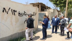 سحب الأراضي الصناعية في بني سويف عن طريق موظفي هيئة التنمية الصناعية
