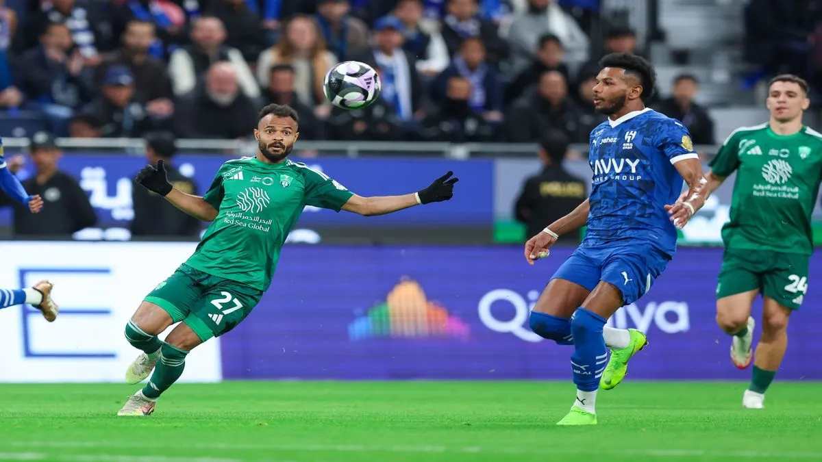 الهلال والأهلي في الدوري السعودي – صورة أرشيفية