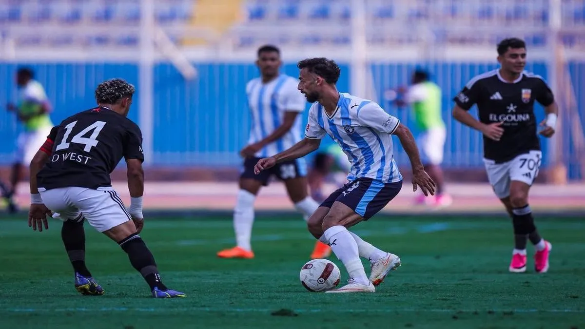 بيراميدز والجونة في الدوري المصري