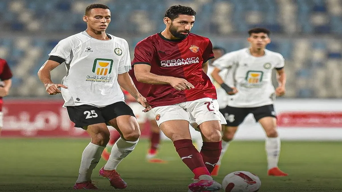 سيراميكا والبنك الأهلي في الدوري العام المصري